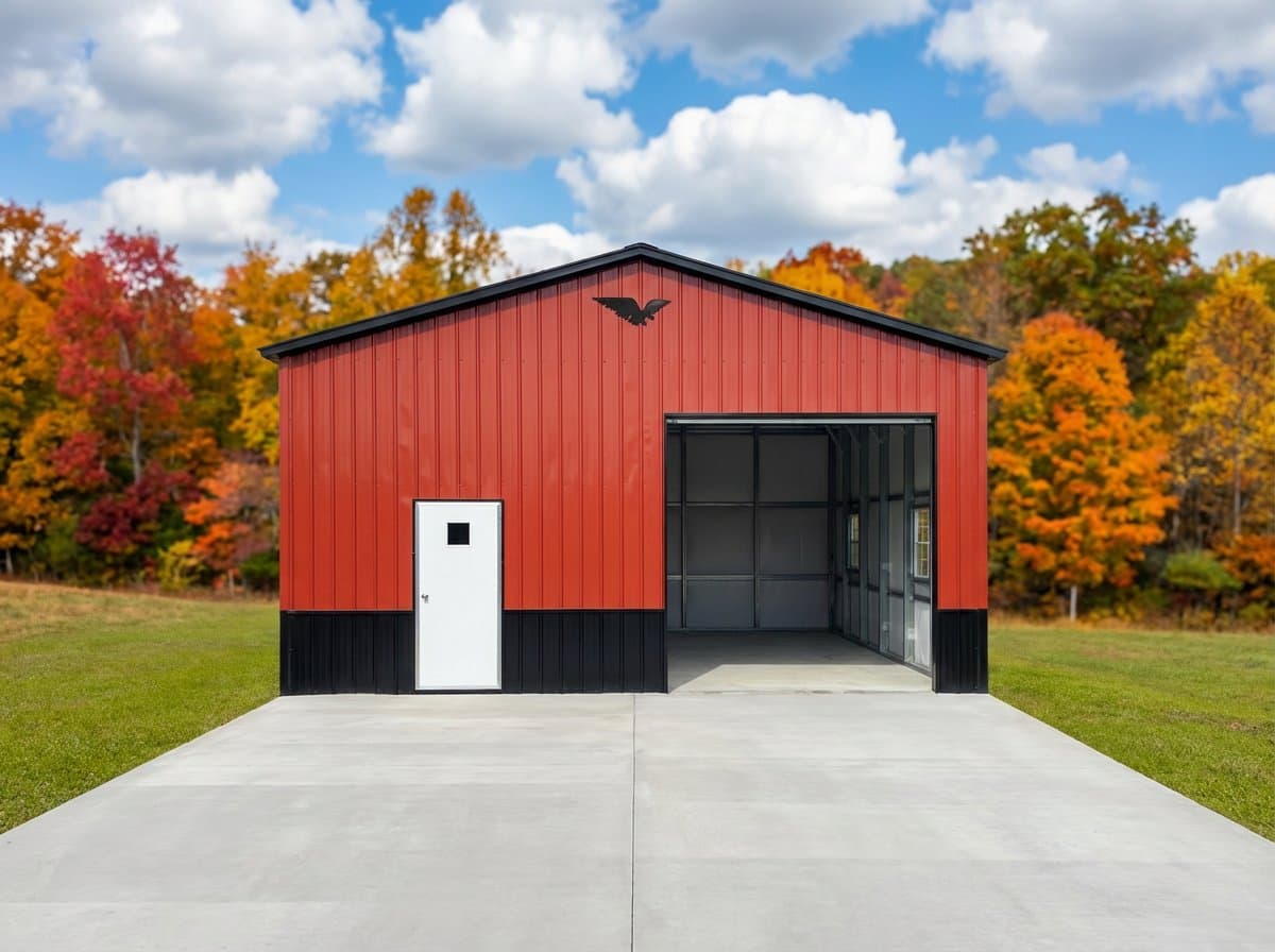 26x40x12 Insulated Garage — FB349
