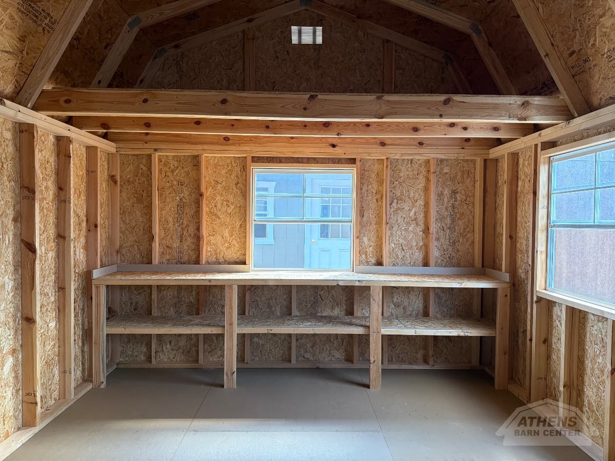 12x24 Painted Side Lofted Barn — photo 3