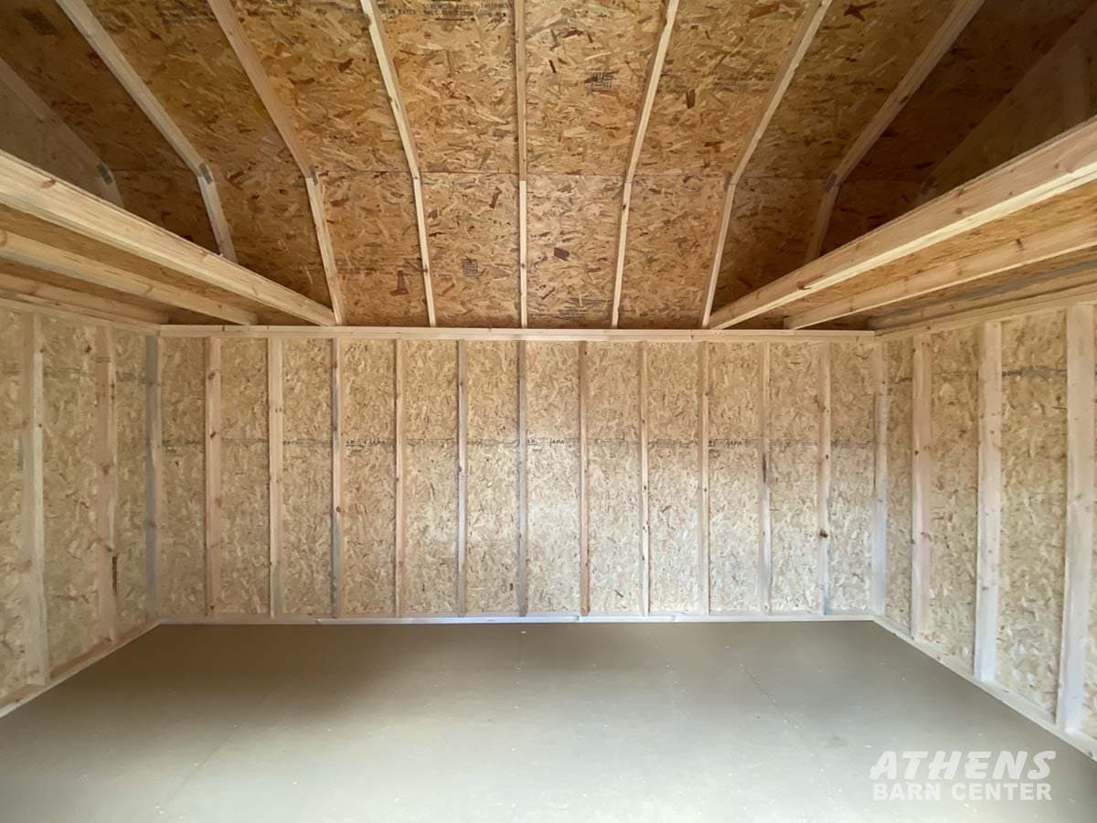 10x16 Painted Side Lofted Barn — photo 2