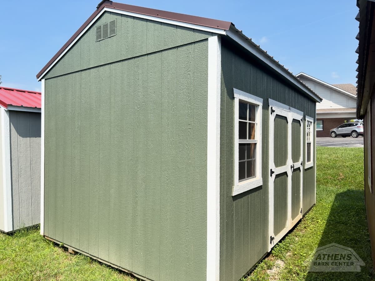 10x16 Painted Side Utility - 8' Walls — photo 1
