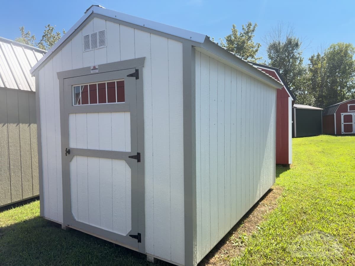 8x12 Painted Utility - 6'3" Walls — photo 1