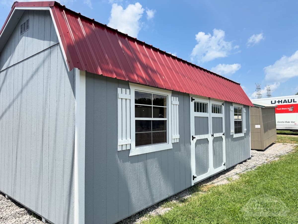 12x24 Side Lofted Barn — photo 1