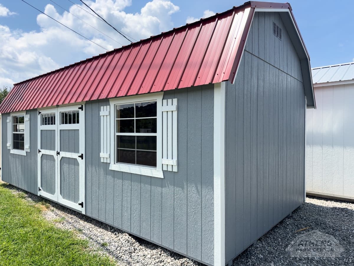 12x24 Side Lofted Barn — photo 2