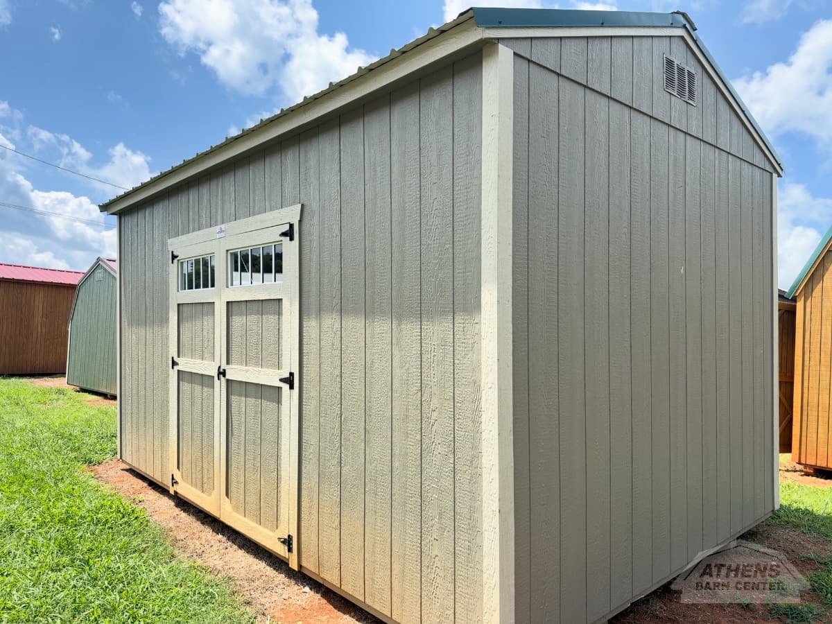 10x16 Painted Side Utility - 8' Walls