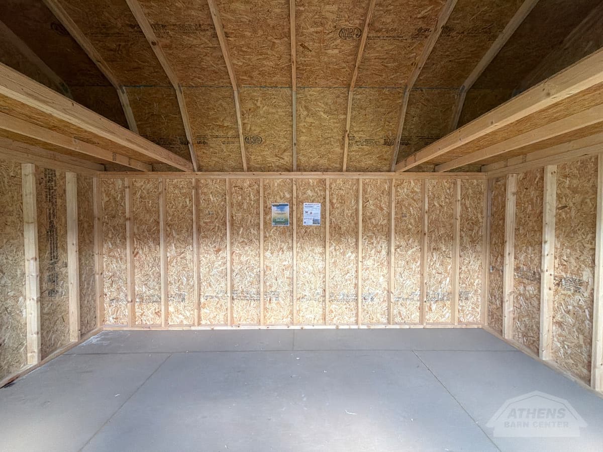 10x16 Painted Side Lofted Barn — photo 3