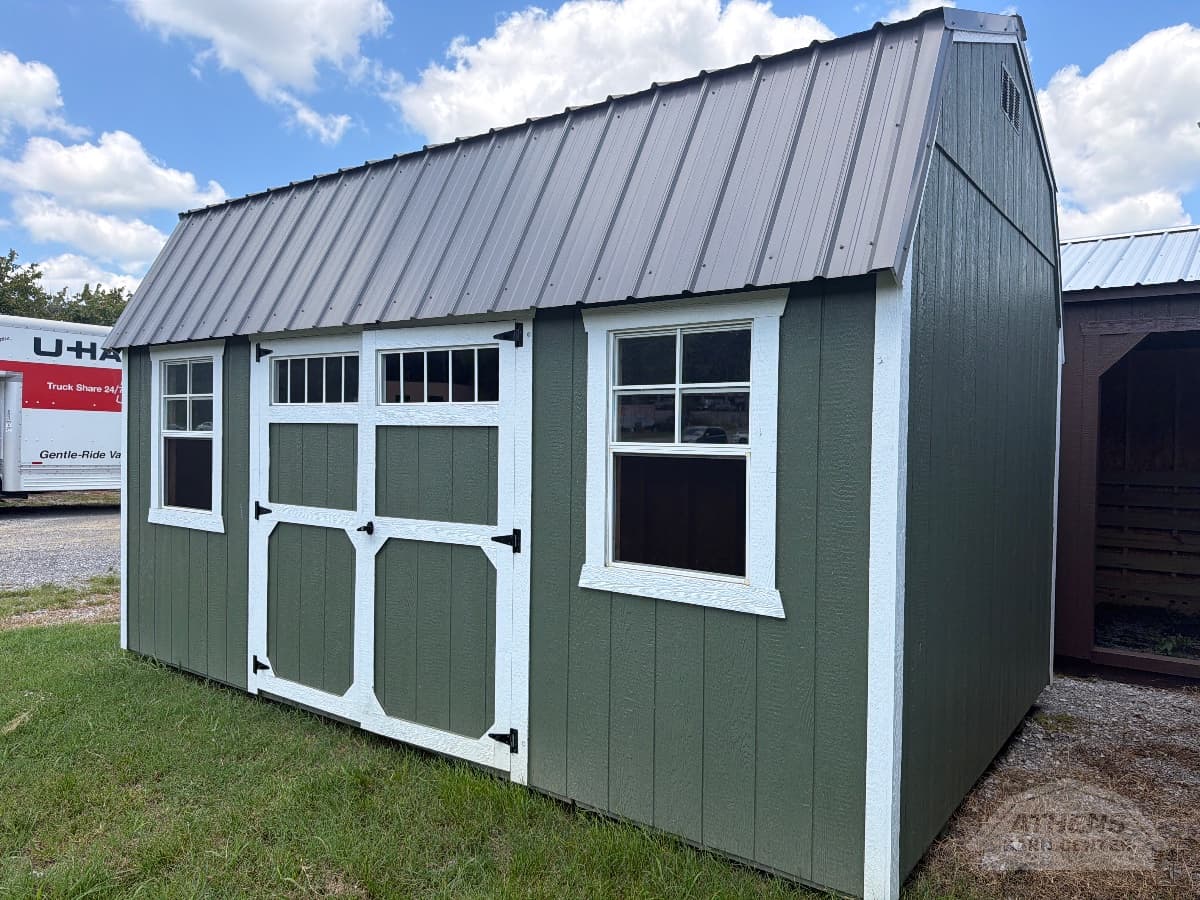 10x16 Painted Side Lofted Barn — photo 1