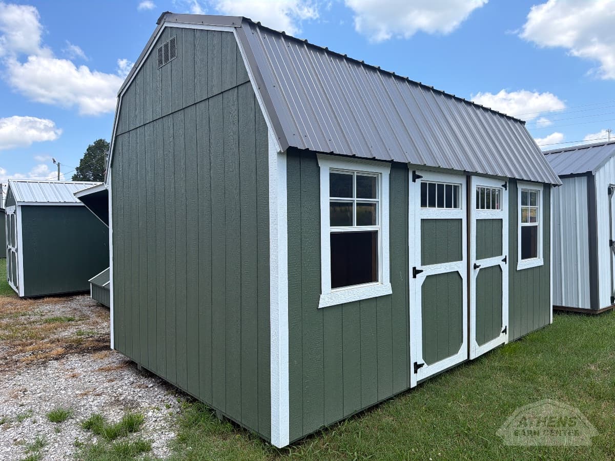 10x16 Painted Side Lofted Barn — photo 2