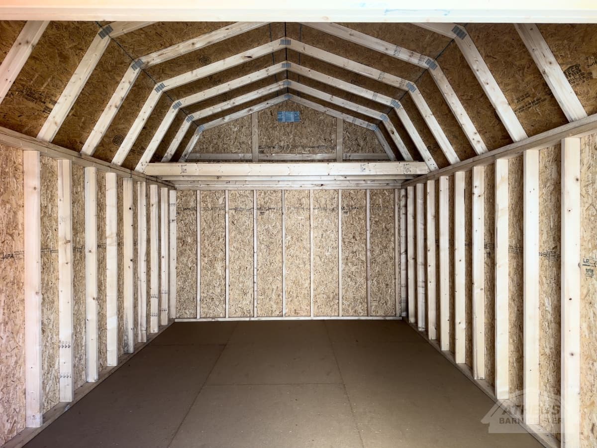 12x20 Painted Lofted Barn — photo 3