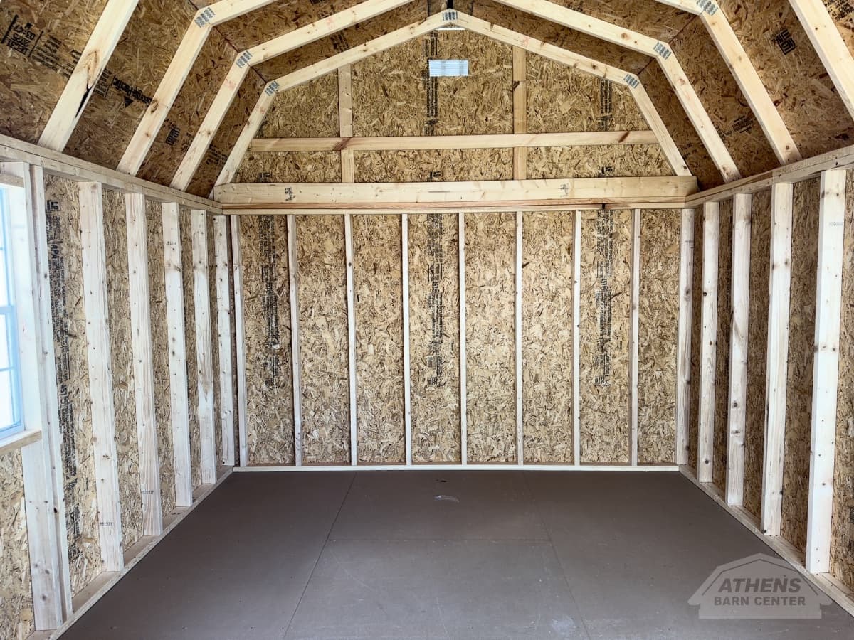12x20 Painted Deluxe Lofted Barn Cabin — photo 3