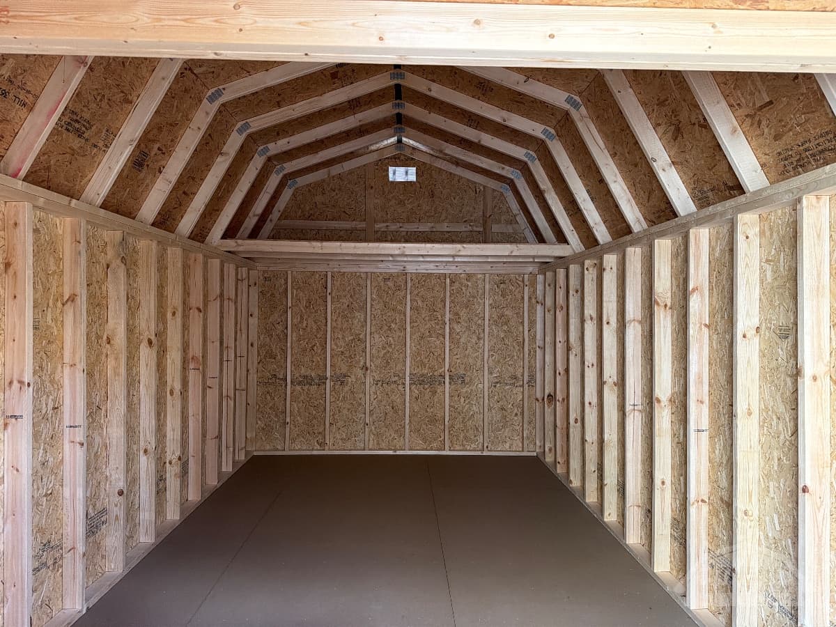 10x20 Painted Lofted Barn — photo 2