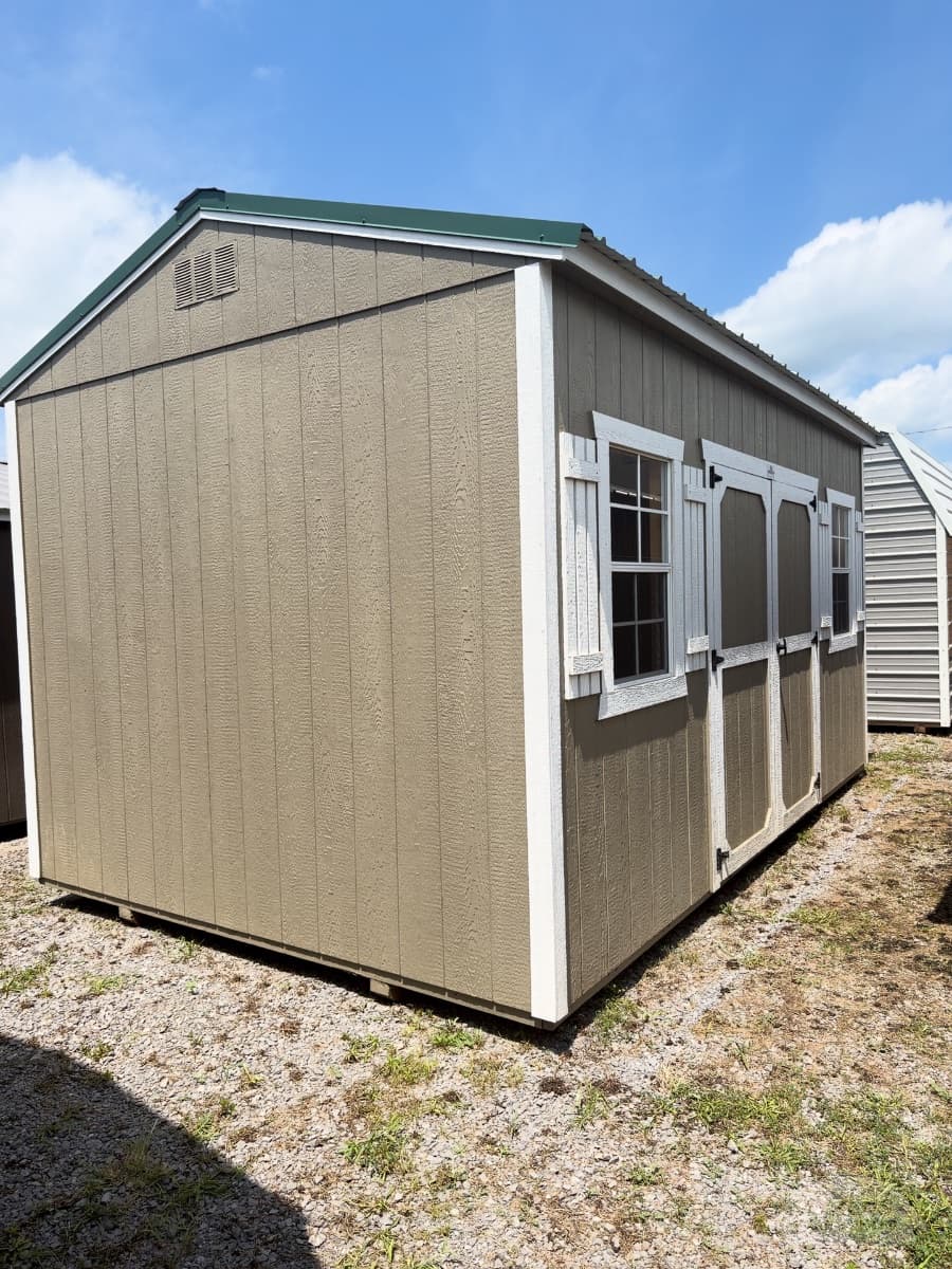 10x16 Painted Side Utility - 8' Walls — photo 1