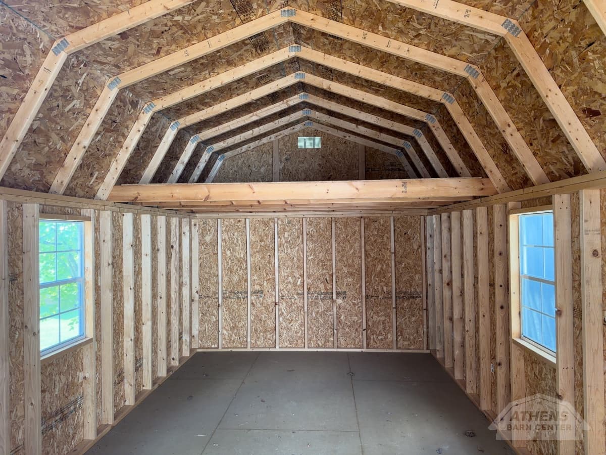 12x24 Painted Lofted Barn Cabin — photo 3