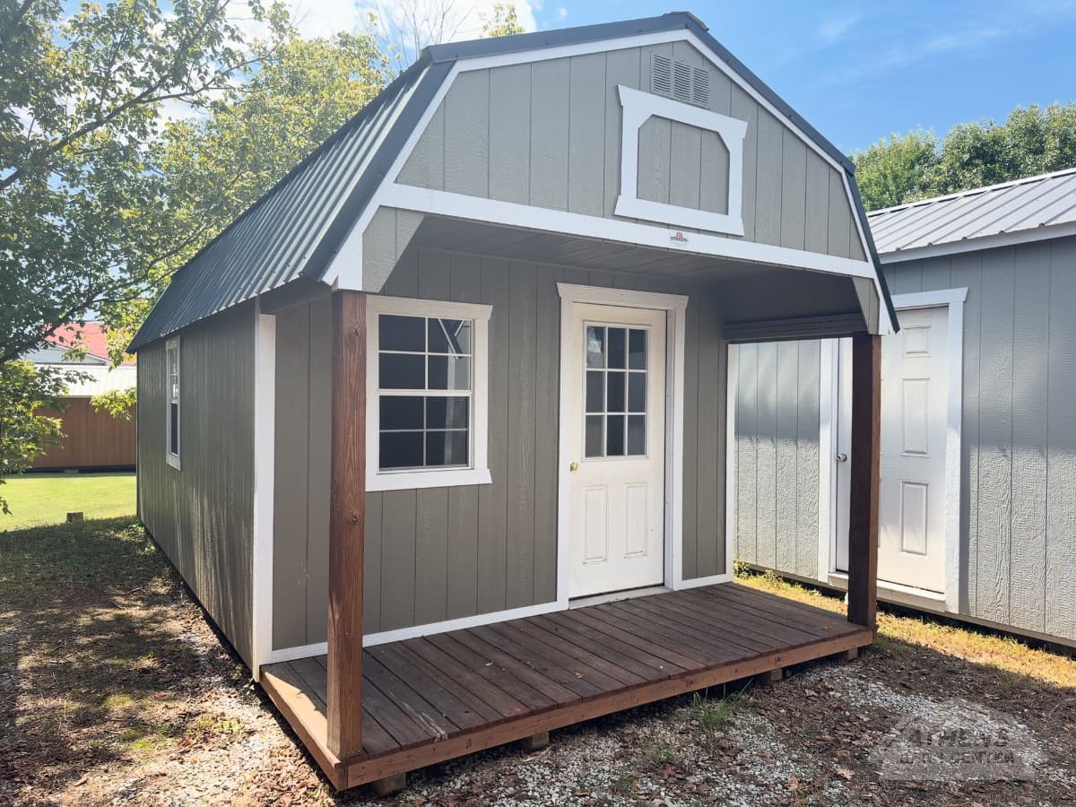 12x24 Painted Lofted Barn Cabin — photo 1