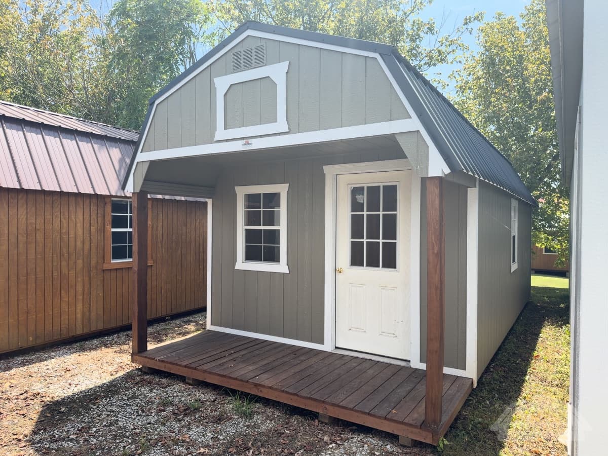12x24 Painted Lofted Barn Cabin — photo 2