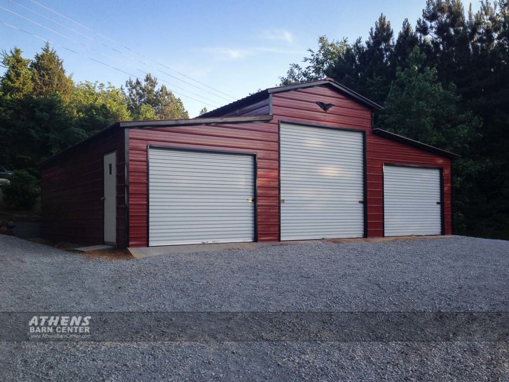 36x30x12x8 Horse Barn Garage | Athens Barn Center | Athens, TN 37303 | 423-746-8900