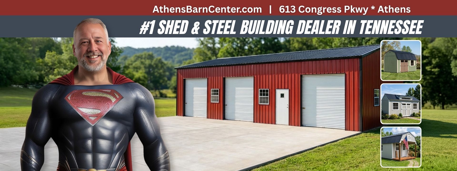 Athens Barn Center — Sheds, Barns & Steel Structures in Athens, TN