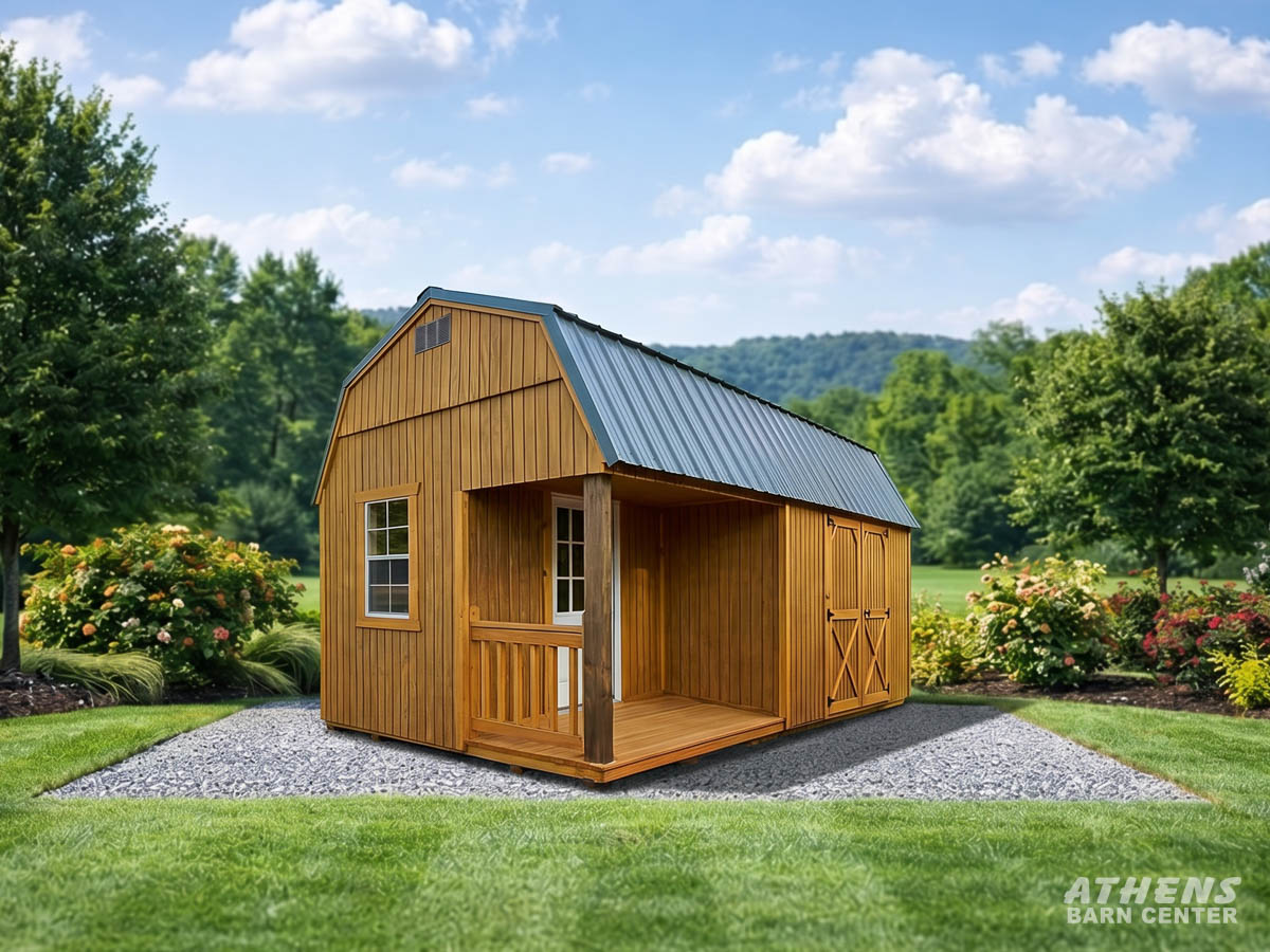 Lofted Side Porch Cabin