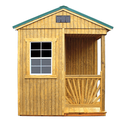 Lofted Side Porch Cabin